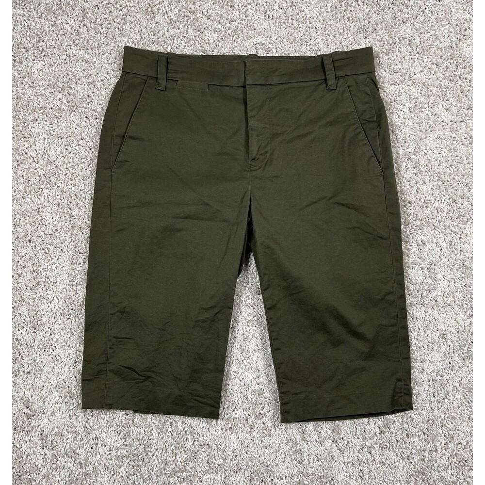 VINCE Coin Pocket Bermuda Shorts GREEN Size 4